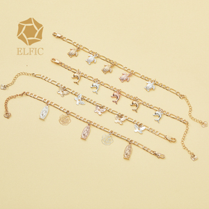 Bracciale Elfic in Acciaio Inossidabile con Pietra Blu a Forma di Elefante, Gioielli da Donna e Uomo, Idea Regalo di Natale, Protezione dal <span class=keywords><strong>Male</strong></span>, Vendita all'Ingrosso - Product Image 5