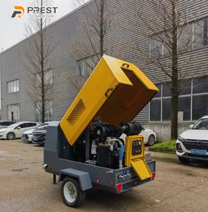 Melhor Vendedor PR-190/8CY Compressor de Ar Diesel Kubota de Parafuso 5m³/min 8Bar Montagem em Trailer - Product Image 3