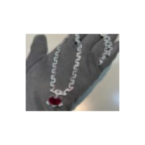 Joyería de moda de gama alta, diseño de lujo, colgante de piedras preciosas Rudy de Plata de Ley 925, collar de lujo a la venta - Product Image 1