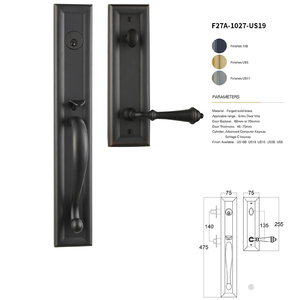 Vente en gros usine de serrures de porte sphériques pour hôtels et appartements de luxe, finition bronze huilé, pour portes intérieures, à verrouillage de confidentialité et de passage - Product Image 4
