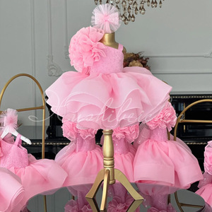 Vestito Estivo per Bambina Stile Western con Stampa e Fiocco in Lino, Abito Principessa per Uso Quotidiano, Nuova Collezione 2025 - Product Image 1