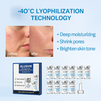 Sérum Visage en Poudre Lyophilisée au Peptide de Cuivre Bleu Marque Blanche – Kit Soin Réparateur de la Barrière Cutanée, Hydratant et Anti-Âge