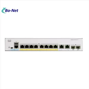 C1000 Series 8x 10/100/1000 Ethernet ports, 2x 1G SFP and RJ-45 combo uplinks Switch C1000-8T-E-2G-L