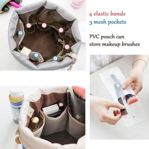 Muestra Gratuita de Bolsas de Maquillaje Multifuncionales con Cordón para Viaje, Bolsa Cosmética Impermeable con Cordón, Venta al Por Mayor - Product Image 4
