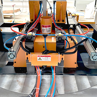 Ligne de production automatique de charpentes en bois avec scie à découper à angle variable CNC pour la fabrication de maisons en bois