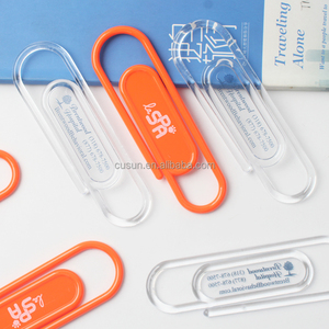 Promotion Custom Cheap Plastic Paper Clip Lovely Bookmarks
