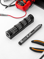 Tournevis électrique portable OEM 3,7 V ES1 avec batterie 500 mAh pour réparation de téléphones, ordinateurs portables, lunettes et électronique – Kit de réparation de bureau mini