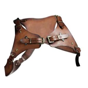 Accessorio etnico in pelle sintetica imbracatura corpo corpo Steampunk per feste rinascimentali e costumi da cavaliere - Product Image 3