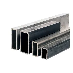 Miniature15x15mm küçük çaplı karbon çelik yapı dekorasyon malzemeleri için galvanize köşeli boru üretici