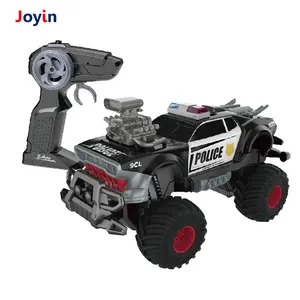 2.4 GHz 1:14 Scale 2024 Giant RC Truck Hobby Streamer Light 3 Modes Flashing Remote Control Toy Cars Neon LED 10KM/H