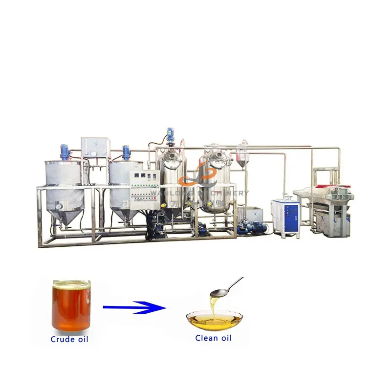 Hochwertige Öl ausrüstung Speiseöl raffinerie anlage kleine Palmöl raffinerie maschinen