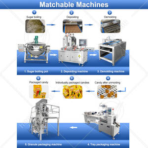 Machine de production de bonbons gélifiés OCEAN Small Sweet Manufacturing Jelly Shot Gummy Bear - Product Image 5