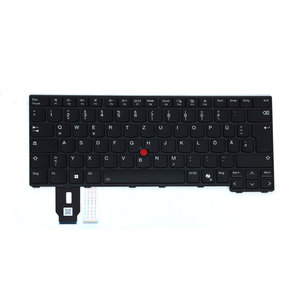 Clavier d'ordinateur portable 5N21M37927 pour Lenovo ThinkPad T14 P14s Gen 5, rétroéclairé allemand, noir, pièce de rechange - Product Image 1