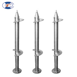 Vis de fondation spirale à <span class=keywords><strong>bride</strong></span> certifiée ISO HF pour une forte résistance au retrait dans les sols sablonneux et meubles - Product Image 4