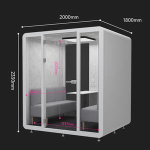 Cloison insonorisée moderne pour bureau à domicile, école, salle de conférence, salle de <span class=keywords><strong>musique</strong></span> ou salon - Product Image 1