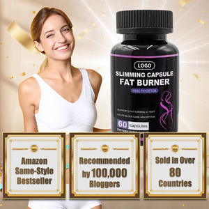 Kapsul Pembakar Lemak Suplemen Penurun Berat Badan Dewasa Alami Rendah Gula Rendah Lemak 60 Kapsul Ramah Vegetarian Pembakar Lemak Sehat - Product Image 4