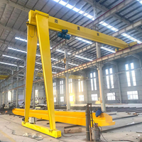 Grue semi-portique monopoutre électrique télécommandée à déplacement sur rail, haute technologie, modèle BMH 1T 3T 5T 10T 16T
