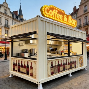 Kiosque de café préfabriqué en conteneur maritime à prix de gros, <span class=keywords><strong>bar</strong></span> à café en conteneur à vendre - Product Image 2