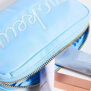 Bolsas de Maquillaje Reutilizables, Ligeras, Duraderas, Impermeables, de Nailon para Mujer, con Cierre, Logotipo Personalizado, Portátiles, Multifuncionales y Ecológicas - Product Image 4