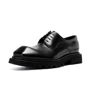 Chaussures habillées en cuir de luxe, cuir de vache de haute qualité, fabriquées à la main, chaussures décontractées imperméables pour hommes - Product Image 3