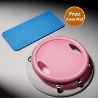 Disque de glisse Ab Wheel silencieux et stable pour l'entraînement abdominal – Équipement de fitness pour hommes et femmes, idéal pour la maison et le bureau, entraînement de force