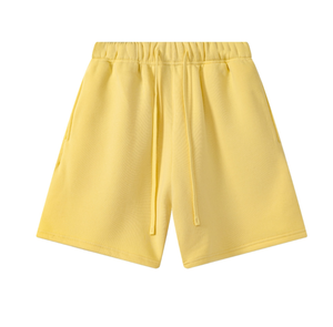 Pantalones cortos <span class=keywords><strong>de</strong></span> <span class=keywords><strong>invierno</strong></span> 345G con forro polar para hombre, ropa sólida para hombre, pantalones cortos personalizados pesados a la moda 2025 con logotipo para Hombre - Product Image 6
