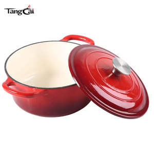 Meilleure Vente : <span class=keywords><strong>Cocotte</strong></span> en <span class=keywords><strong>Fonte</strong></span> Émaillée 24 cm 5QT avec Couvercle, Fond Plat, Fournisseur Chinois, En Stock - Product Image 3