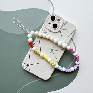 Moda creativa con catena per telefono cellulare con ciondoli e ciondoli colorati graziosi <span class=keywords><strong>gioielli</strong></span> per fotocamera - Product Image 4