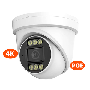 4k 8MP PoE đầy đủ màu sắc HD IP <span class=keywords><strong>Camera</strong></span> Dome trong nhà hai cách âm thanh IR-CUT 2.8mm3. 6mm6mm H264/H265 tầm nhìn ban đêm CCTV máy ảnh - Product Image 1