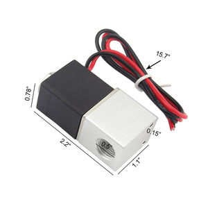 Alahot fiş DC 24V OEM baz akvaryum bitkiler CO2 manyetik Solenoid vana gece zaman balık tankı regülatörü 2V-08 kontrol yapısı - Product Image 1