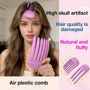 Peigne à air en plastique personnalisé avec logo, pour un volume à la racine des cheveux, maintient les cheveux fermement sans les abîmer, durable, idéal pour un cadeau de Noël - Product Image 3