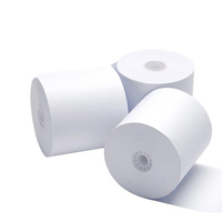 Rollos de papel térmico para recibos, 55g, 80x80