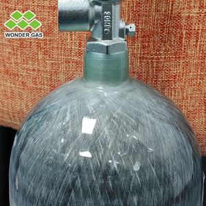 Cilindro de fibra de carbono de alta presión de 6,8 l, cilindro compuesto, tanque de fibra de carbono, 300bar, 4500psi para buceo con tanque de aire - Product Image 5