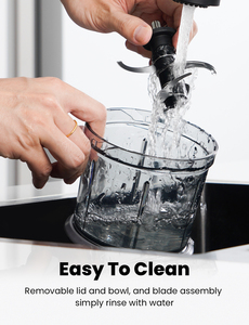 8 cup mạnh mẽ động cơ thịt Chopper 2 tốc độ nhà bếp Cutter cho rau hành tỏi thịt bé gia đình <span class=keywords><strong>mini</strong></span> Chopper - Product Image 6