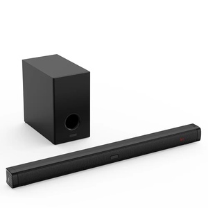 Audmic Chất lượng cao <span class=keywords><strong>2.0CH</strong></span> <span class=keywords><strong>Bluetooth</strong></span> thanh âm thanh có dây loa siêu trầm với màn hình LED và điều khiển từ xa cho nhà TV và loa HDMI - Product Image 3