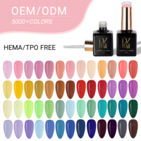 Vernis à ongles en gel sans HEMA et sans TPO, à retirer par trempage, compatible UV/LED, longue tenue, qualité salon, gel UV deux-en-un pour nail art