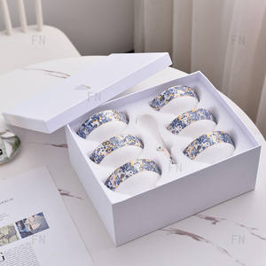 Ensemble bol et cuillère en céramique de luxe européen de vente chaude - Product Image 3