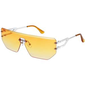 Gafas de Sol Rectangulares sin Marco de Moda para Hombre y Mujer, Lentes Degradadas Ligeras para Estilo Urbano y Protección Solar - Product Image 6