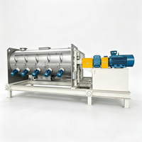Mélangeur automatique haute performance en acier inoxydable pour la fabrication de pré-mélanges à pain, pré-mélanges à gâteaux et poudres de boissons instantanées