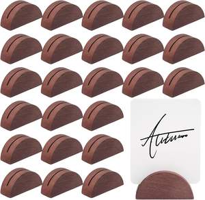 Supports en bois Table de <span class=keywords><strong>mariage</strong></span> porte-nom Place porte-cartes bureau étiquette Photo <span class=keywords><strong>Menu</strong></span> Clips Banquet fête d'anniversaire Restaurant - Product Image 1
