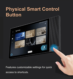 TYSH pengontrol rumah pintar WiFi, kontrol Flip Panel kontrol layar sentuh peredup saklar <span class=keywords><strong>Android</strong></span> multi-suasana otomatis - Product Image 4