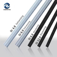 Hot Selling Carbon Steel Galvanized Threaded Rod Full Stud Din975 Threaded Rod 3/8 5/16 M6 M8 M10 M12 Threaded Rod