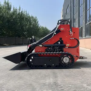 TOSH EPA Mini Skid Steer Loaders Construction Machinery Track Small Sliding Loader High Quality Crawler