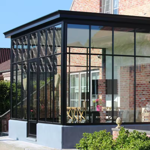 Solárium de Jardín de Lujo Personalizado de Aluminio y Cristal para Exteriores, Extensiones de Casa de Cristal, 12x28 y 27x12, Directo de China - Product Image 5