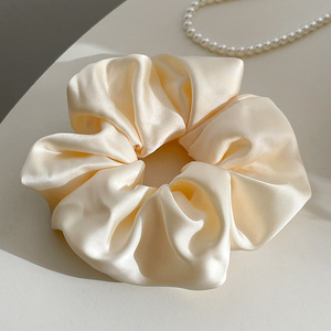 Chouchous pour <span class=keywords><strong>cheveux</strong></span> en satin imitation soie <span class=keywords><strong>de</strong></span> couleur unie, <span class=keywords><strong>de</strong></span> haute qualité, style japonais et coréen, simples et élastiques, pour femmes, 2026 - Product Image 6