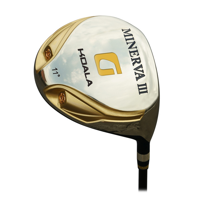 Newest Oem High Cor Cast Two-piece with Screws Gold Golf Driver Titanium Heads