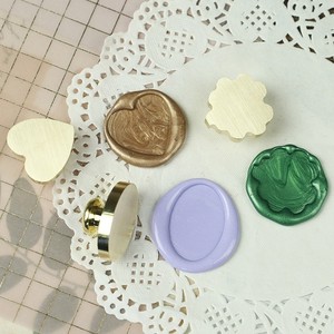 Con Dấu Sáp Bịt Đầu Bằng Đồng Cổ Điển Hoài Cổ Chưa Hoàn Thành Hình Chữ Nhật Hình Vuông Tròn Tùy Chỉnh - Product Image 4