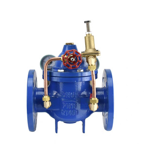 Vanne de réduction de pression Jiangsu Lianghe DN65 PN16 Qt450 à commande hydraulique manuelle pour l'approvisionnement en eau incendie - Product Image 1