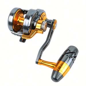 Carrete de Pesca de Arrastre Lento Max <span class=keywords><strong>Drag</strong></span> 30Kg para Pesca en Alta Mar, Carrete de Pesca de Agua Salada, Carrete de Pesca de Arrastre Lento - Product Image 6