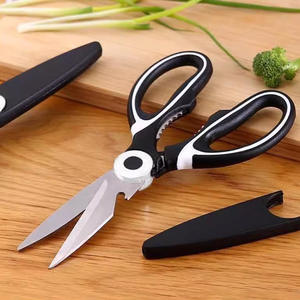 Tijeras de Cocina Panda de Acero Inoxidable, Color Negro y Blanco, Ultra Afiladas, para Cortar Huesos de Pollo, Aptas para Uso Alimentario - Product Image 1